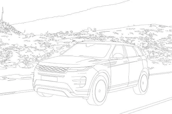 THE NEW RANGE ROVER EVOQUE ON THE ROAD