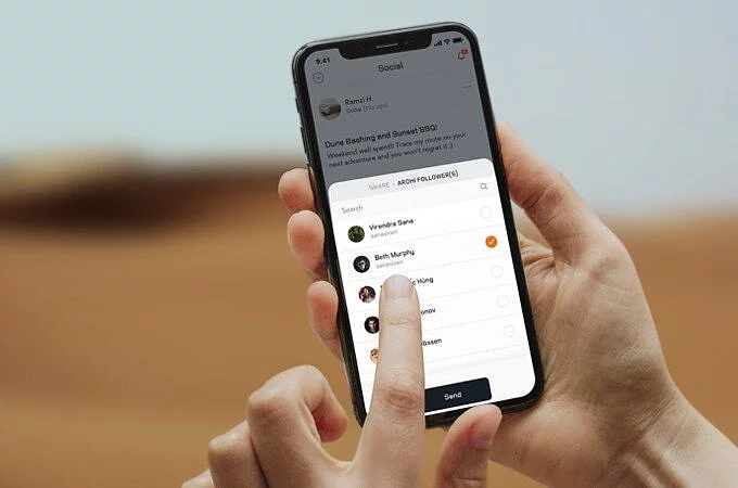 ضع وسم لسائقي الطرق الوعرة