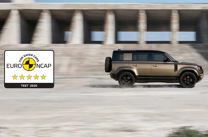 FIVE-STAR EURO NCAP SAFETY RATING FOR AWARD-WINNING NEW DEFENDER 