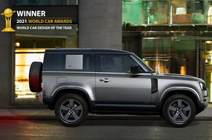 DEFENDER CROWNED 2021 WORLD CAR DESIGN OF THE YEAR