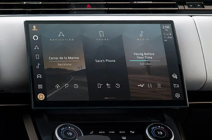 Range Rover Sport zdjęcie wyświetlacza