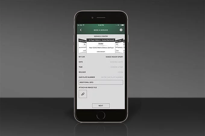 طلب تحديد موعد لخدمة سيارتك