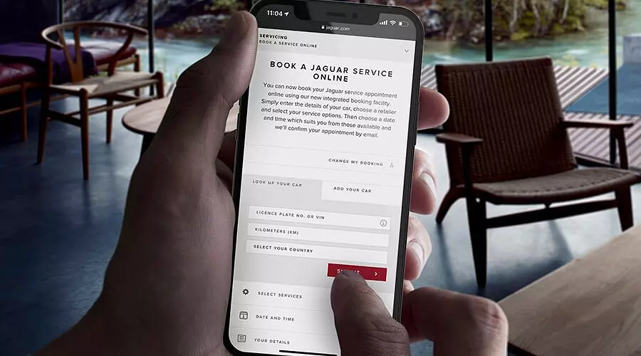 BOOK A JAGUAR SERVICE ONLINE