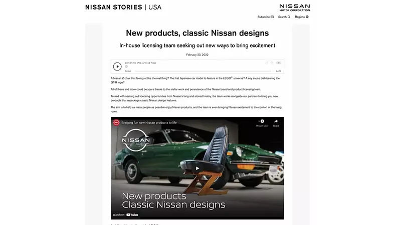 Nissan stories