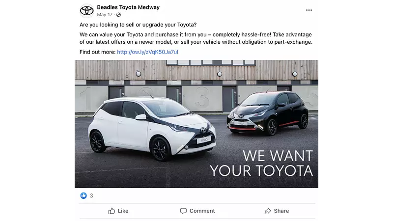 UK-based Toyota dealership