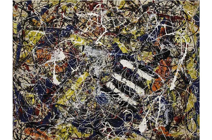 5- NUMBER 17A, JACKSON POLLOCK (200 MİLYON DOLAR)