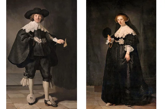 7- PORTRAİTS OF MAERTEN SOOLMANS/OOPJEN COPPİT, REMBRANDT (180 MİLYON DOLAR)