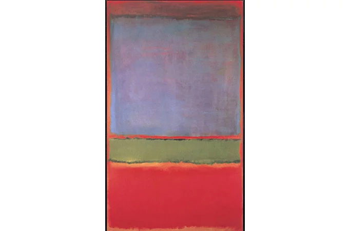 6- NO. 6 (VİOLET, GREEN AND RED), MARK ROTHKO (186 MİLYON DOLAR)