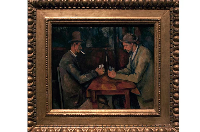 3- CARD PLAYERS, PAUL CÉZANNE (250 MİLYON DOLAR)