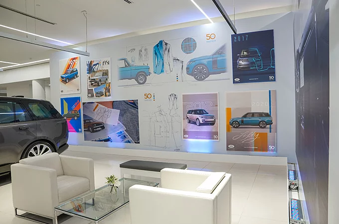 Euro Motors Jaguar Land Rover launches a state-of-the-art exhibition
showcasing the rich heritage and bright future of the Jaguar Land Rover brands 