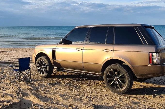 Range Rover Şile Sahilinde