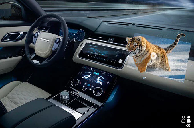 Jaguar Land Rover працює над створенням 3D клієнтського досвіду за допомогою дисплея HUD