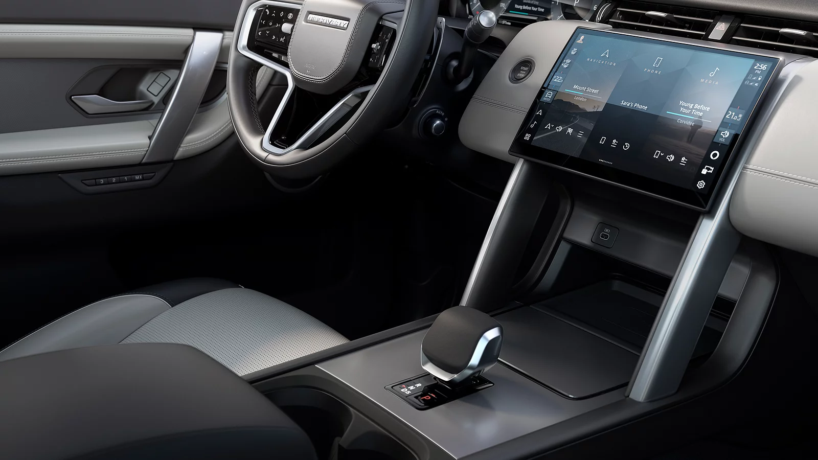 Discovery Sport interior dashboard and infotainment system